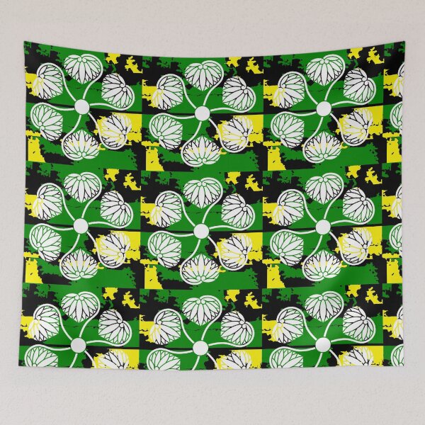 Item preview, Kamon-mutsu-aoi-kuruma・2 designed and sold by KamonPopArt.
