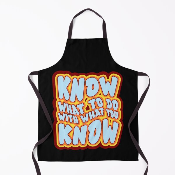 Item preview, Know What To Do With What You Know Retro Quote designed and sold by Mr Lee.