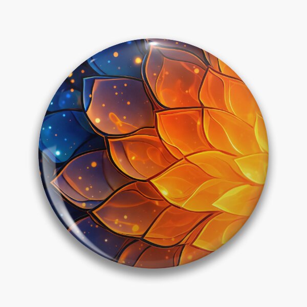 Item preview, Ember Bloom Mandala designed and sold by Kaleidoscope Print.