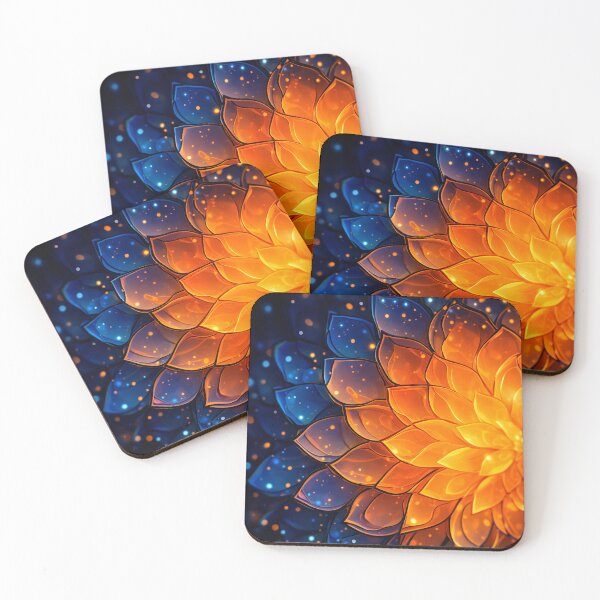 Item preview, Ember Bloom Mandala designed and sold by Kaleidoscope Print.