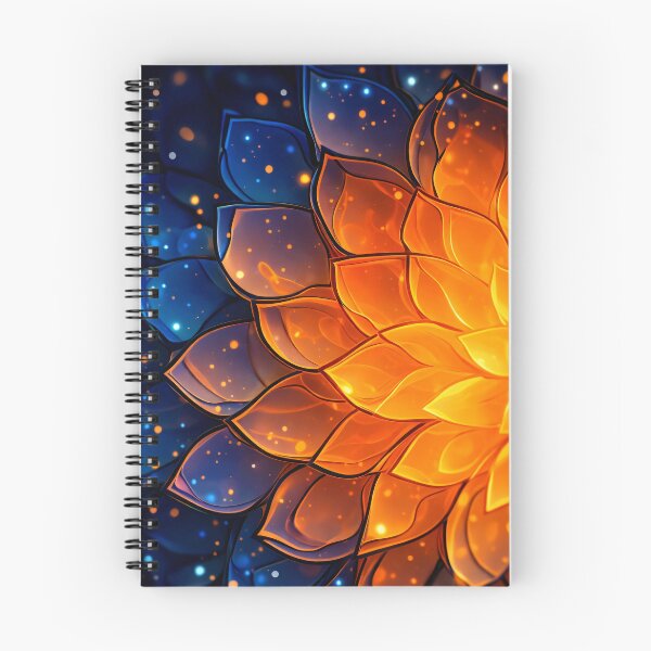 Item preview, Ember Bloom Mandala designed and sold by Kaleidoscope Print.