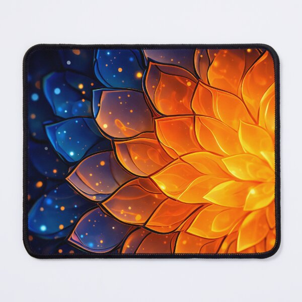 Item preview, Ember Bloom Mandala designed and sold by Kaleidoscope Print.