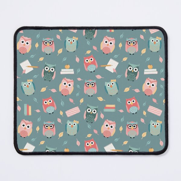Item preview, Smart Owls - dusty green designed and sold by Willow & Grace Designs.