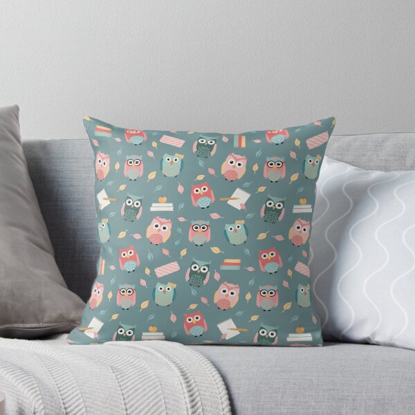 Item preview, Smart Owls - dusty green designed and sold by Willow & Grace Designs.