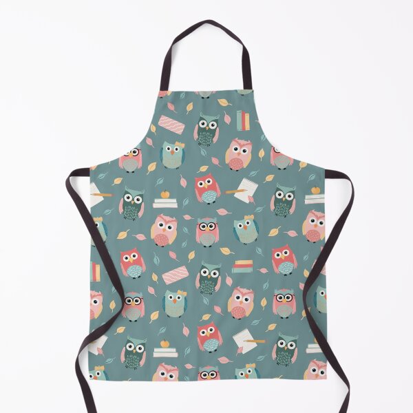 Item preview, Smart Owls - dusty green designed and sold by Willow & Grace Designs.