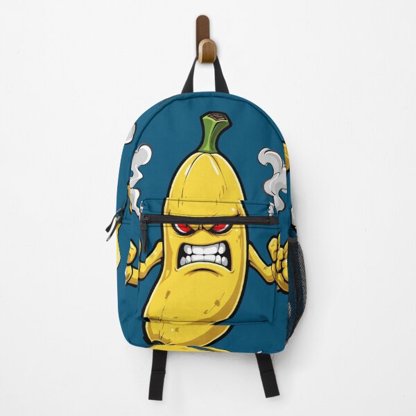 Item preview, Angry Cartoon Banana – Fierce Fruit Character, Funny Aggressive Art & Dynamic Illustration designed and sold by PixelVibe782.