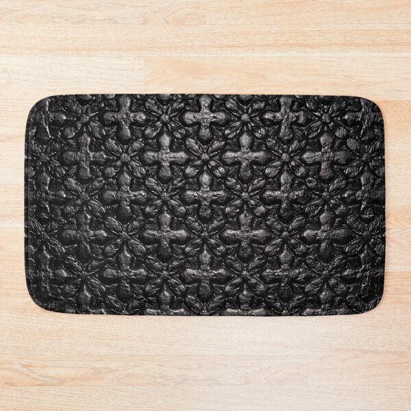 Item preview, Black Gothic Cross Pattern designed and sold by Kaleidoscope Print.