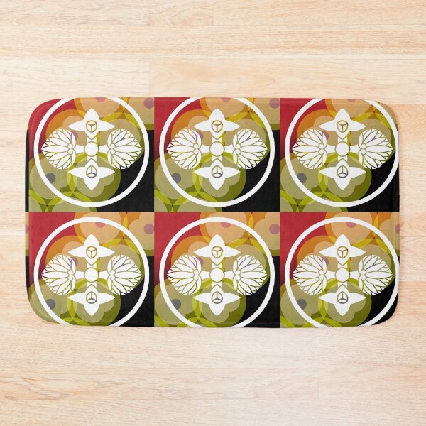Item preview, Kamon-itowani-hana-aoibishi・1 designed and sold by KamonPopArt.