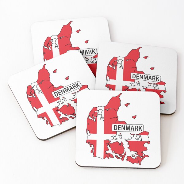 Item preview, DENMARK Flag Map designed and sold by LOVE, AMY.