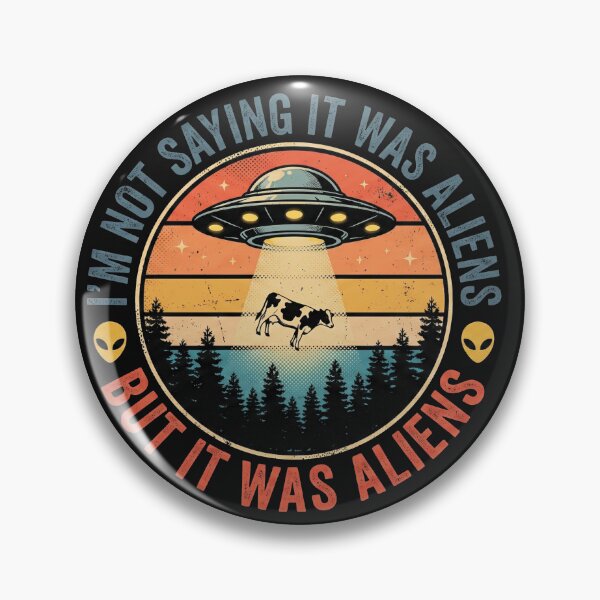 Item preview, Alien Cow Abduction Retro Sunset designed and sold by AdyKurniawan.