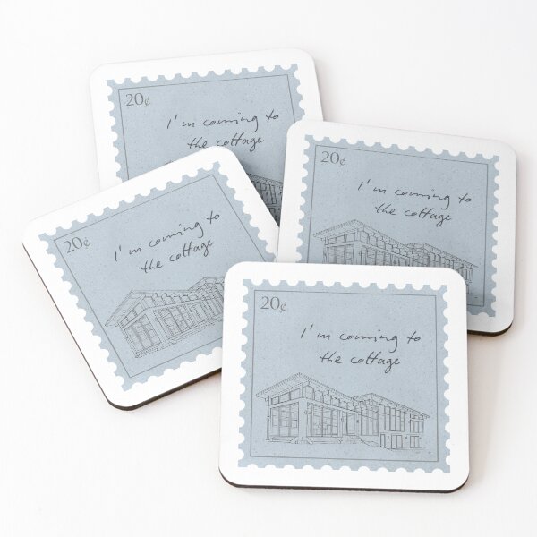 Item preview, I'm Coming to The Cottage Stamp designed and sold by earthtokarly.