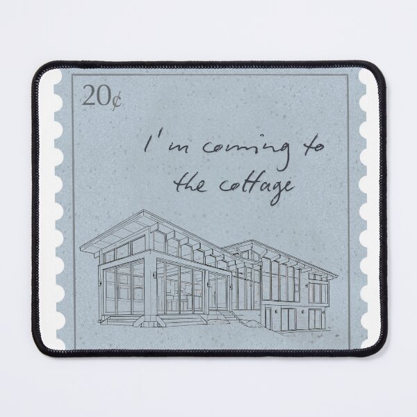 Item preview, I'm Coming to The Cottage Stamp designed and sold by earthtokarly.