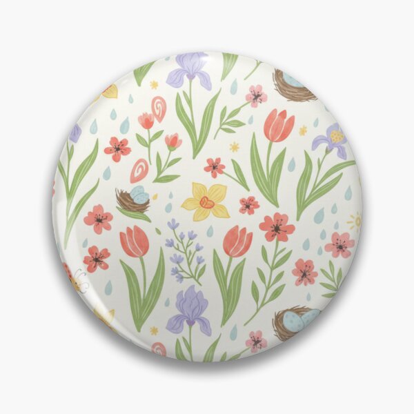 Item preview, Pastel Spring Garden Seamless Pattern for Decor designed and sold by ZyVoAli.