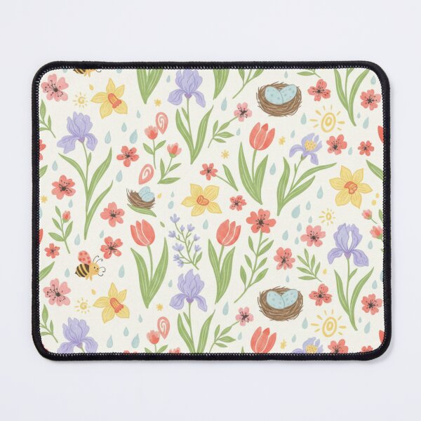 Item preview, Pastel Spring Garden Seamless Pattern for Decor designed and sold by ZyVoAli.