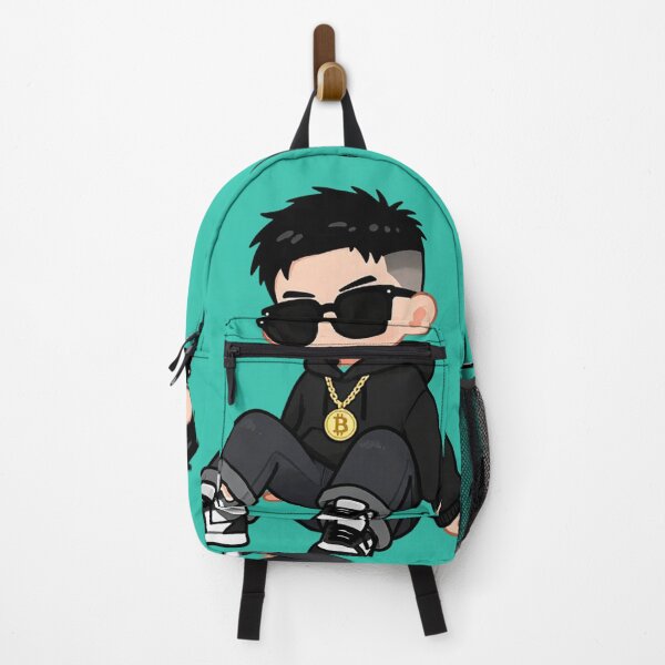 Item preview, Cool Cartoon Boy – Edgy Street Style, Bitcoin Bling & Confident Character Illustration designed and sold by PixelVibe782.