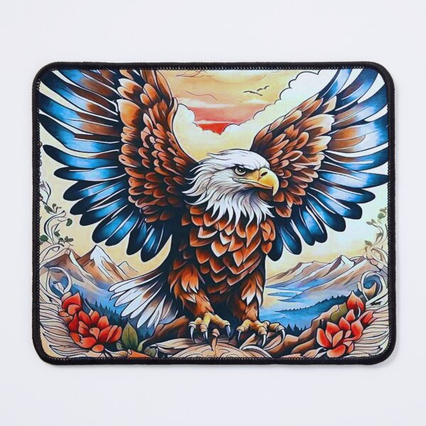 Item preview, Eagle & Roses designed and sold by NightRaida.