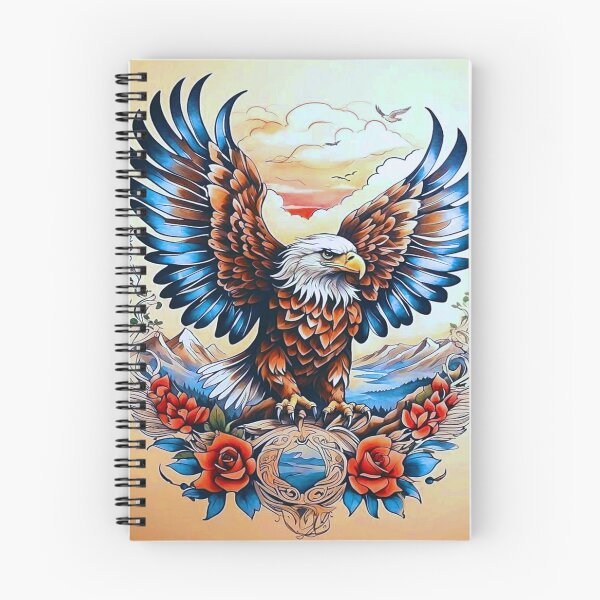 Item preview, Eagle & Roses designed and sold by NightRaida.