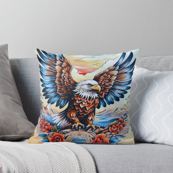 Item preview, Eagle & Roses designed and sold by NightRaida.