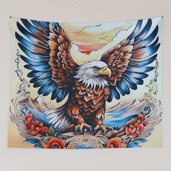 Item preview, Eagle & Roses designed and sold by NightRaida.
