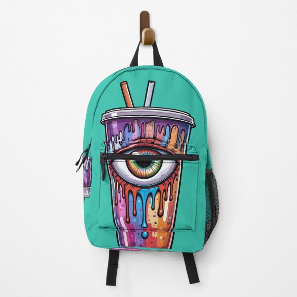 Item preview, Graffiti Eyeball Drink Cup – Bold Street Art, Colorful Cartoon Illustration & Urban Style designed and sold by PixelVibe782.
