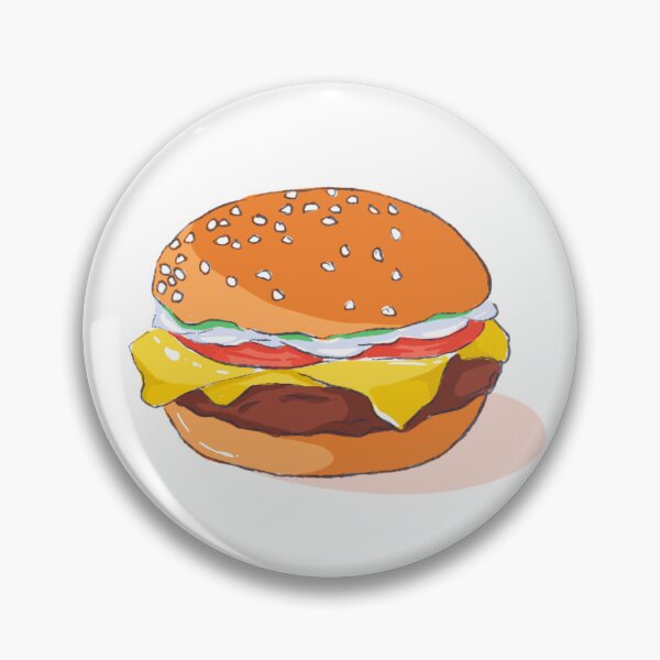 Item preview, Gourmet Hamburger with Cheese and Egg - Aesthetic Beef Burger Art designed and sold by morimist.