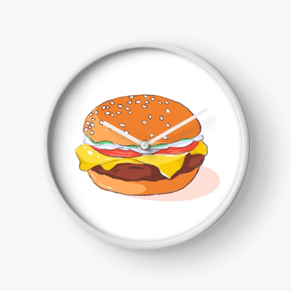 Item preview, Gourmet Hamburger with Cheese and Egg - Aesthetic Beef Burger Art designed and sold by morimist.