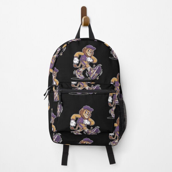 Item preview, LA Basketball Retro Lion - Purple and Gold Fan Mascot designed and sold by AdyKurniawan.