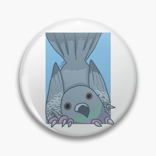 Item preview, blue pigeon in box designed and sold by PretyChepPigins.