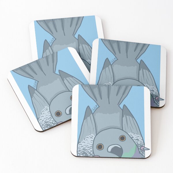 Item preview, blue pigeon in box designed and sold by PretyChepPigins.