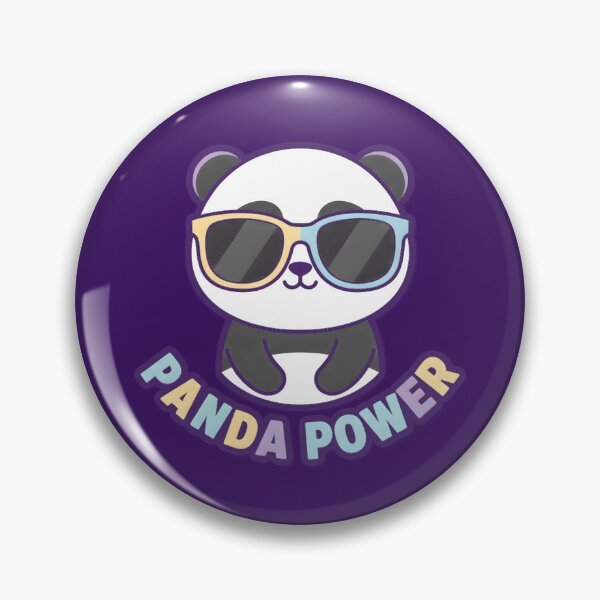 Item preview, Kawaii Panda Power Sunglasses Cute Animal Illustration designed and sold by Remy-Aura.