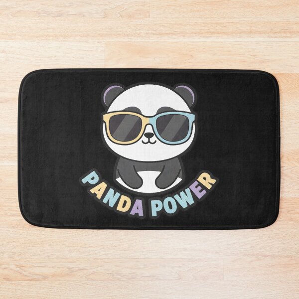 Item preview, Kawaii Panda Power Sunglasses Cute Animal Illustration designed and sold by Remy-Aura.