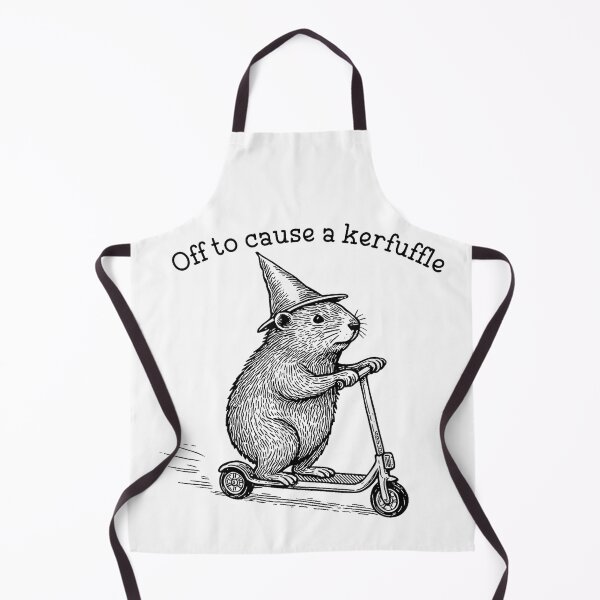 Item preview, Off To Cause A Kerfuffle Groundhog Funny Animals T-Shirt designed and sold by H3ll-Ash-Studio.