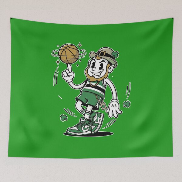 Item preview, Boston Basketball Retro Leprechaun designed and sold by AdyKurniawan.