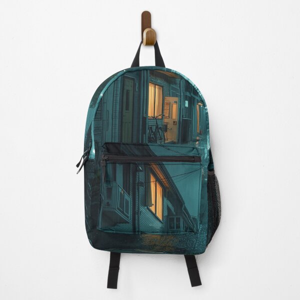 Item preview, Rainy Japanese Residential Street at Night designed and sold by Element Horizon Studio.