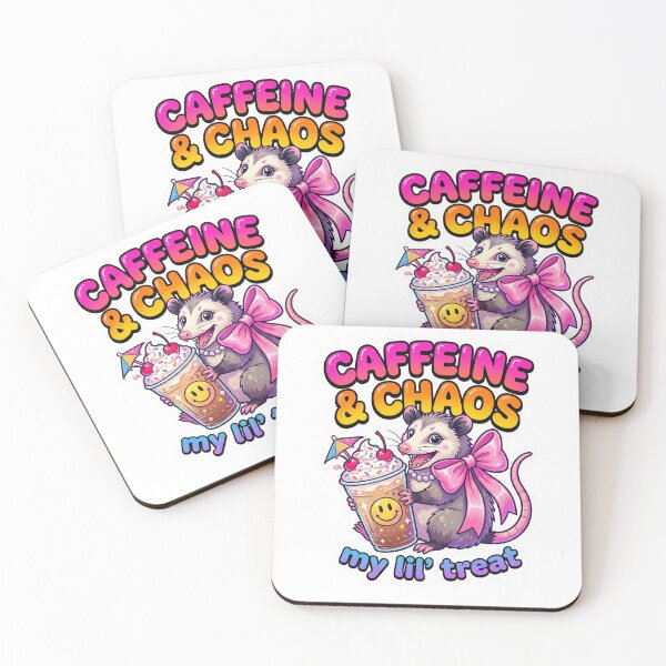 Item preview, Caffeine & Chaos Rat Tee designed and sold by lorand-designs.