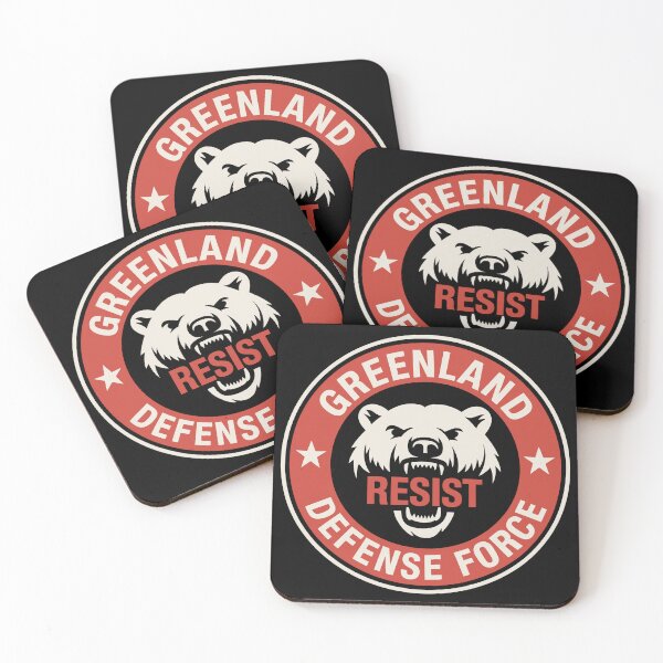 Item preview, Greenland Defense Force - Resist Polar Bear designed and sold by Eh Plus Designs.