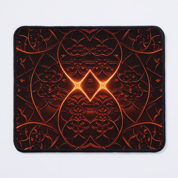 Item preview, Ember Glow Ornament designed and sold by Kaleidoscope Print.
