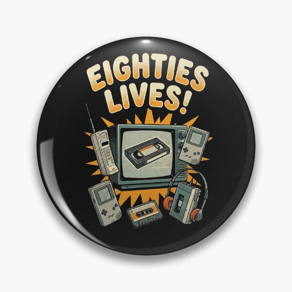 Item preview, Eighties Lives Retro Tech designed and sold by AdyKurniawan.