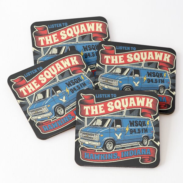 Item preview, WSQK 94.5 FM Hawkins Radio Van designed and sold by AdyKurniawan.