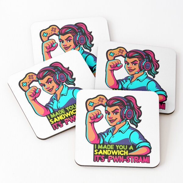 Item preview, gamer girl pwn  designed and sold by moonmorph.