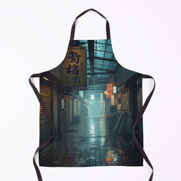 Item preview, Rainy Japanese Shopping Arcade at Night designed and sold by Element Horizon Studio.