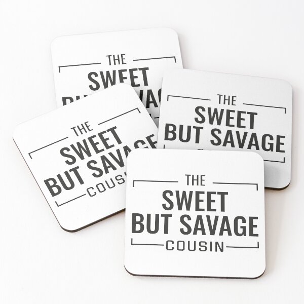 Item preview, The Sweet and Savage Cousin | Cousin Crew Matching Family Design designed and sold by PixelWaveBD.