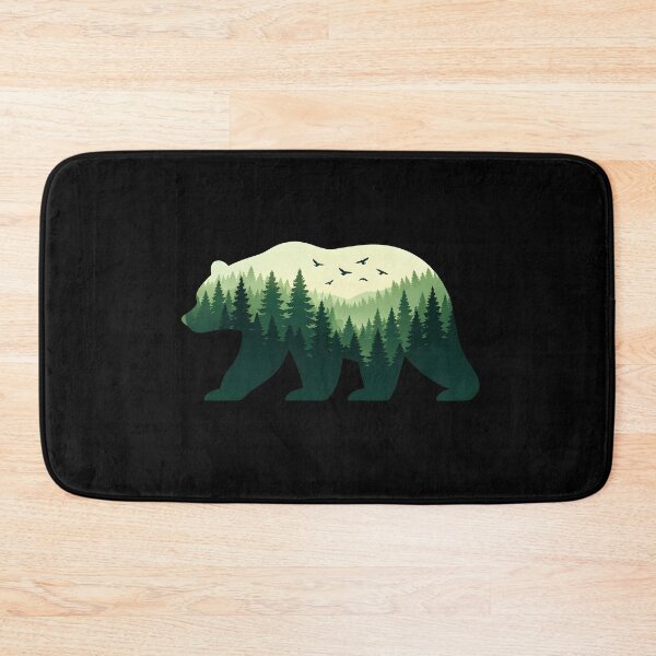 Item preview, Forest Bear Landscape Silhouette designed and sold by Clauxel.