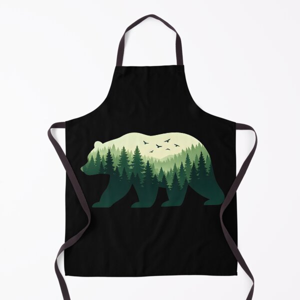 Item preview, Forest Bear Landscape Silhouette designed and sold by Clauxel.