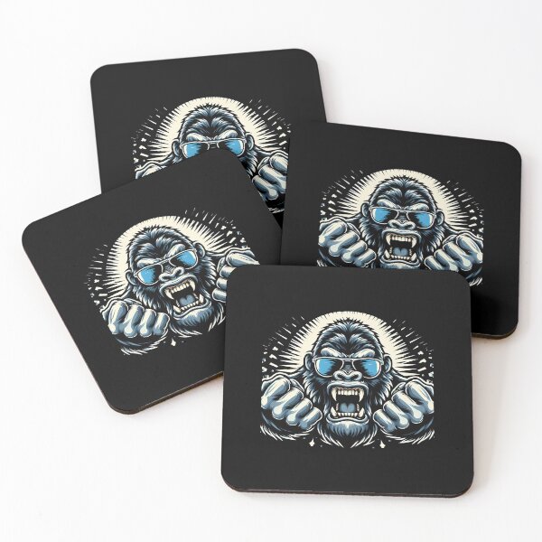 Item preview, Cool Roaring Gorilla with Sunglasses designed and sold by beast-net.