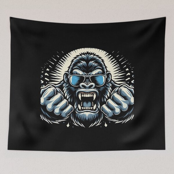 Item preview, Cool Roaring Gorilla with Sunglasses designed and sold by beast-net.