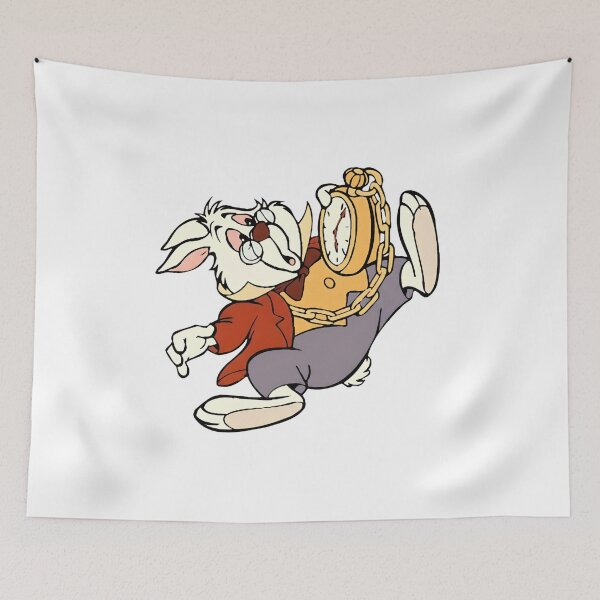 Item preview, Late Rabbit with Pocket Watch Illustration designed and sold by LuloCreative.