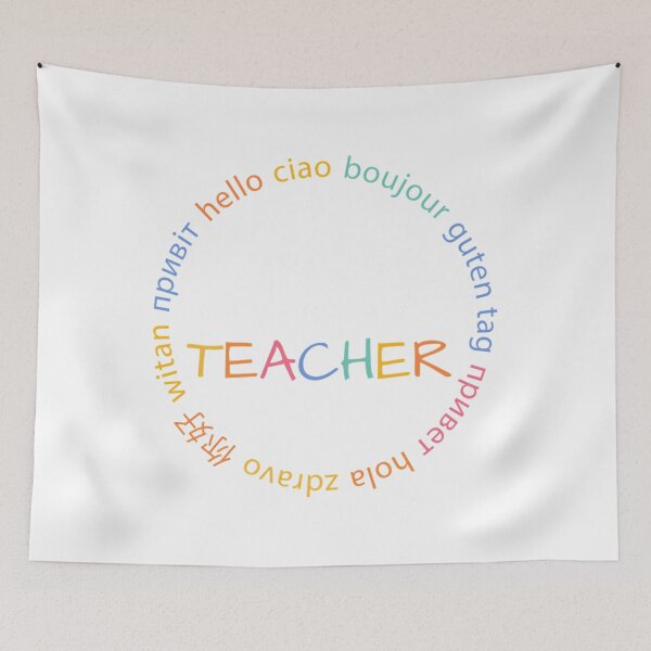 Item preview, ESL ELL Teacher Circle Badge designed and sold by alnjygrh98.