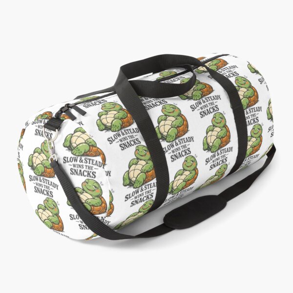 Item preview, Slow and Steady Wins the Snacks Lazy Sea Turtle Vintage Cartoon designed and sold by zoughlal.