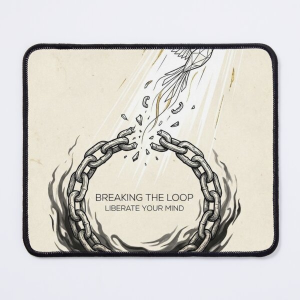 Item preview, Free Spirit Breaking Chains Illustration designed and sold by Tommy Studio.